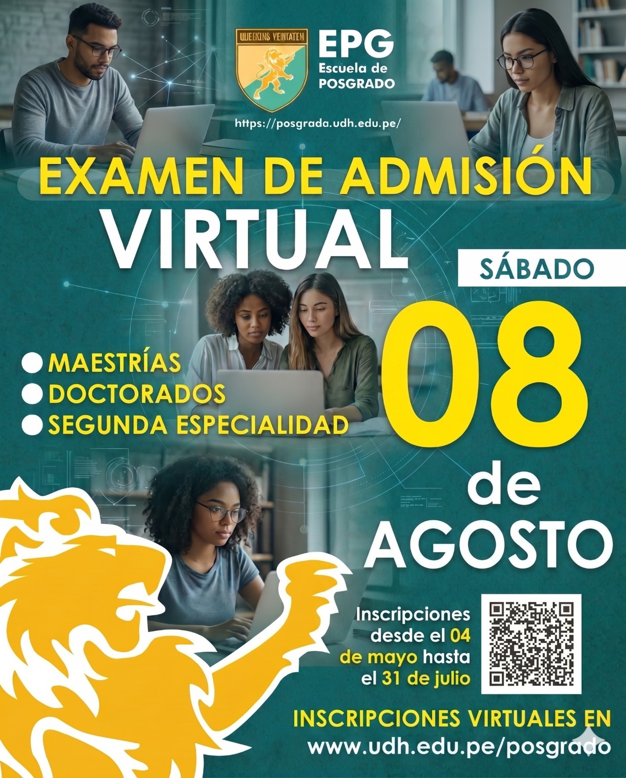 Anuncio Posgrado UDH